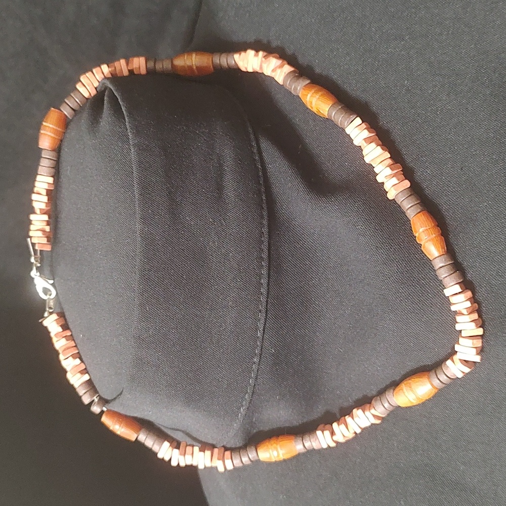 Wood Beaded Necklace